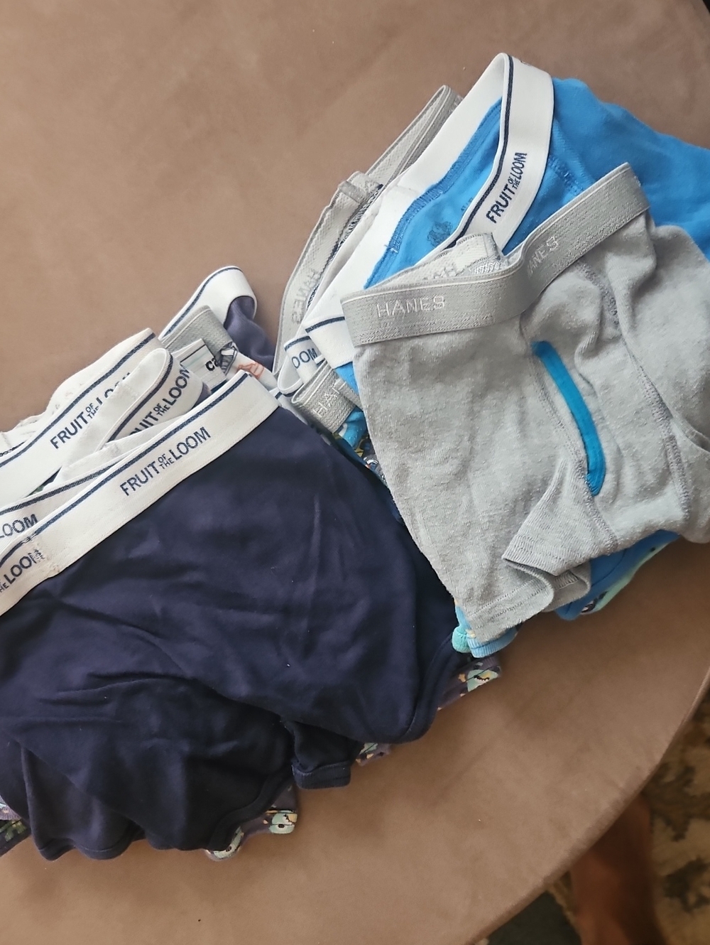 Lot Of 10 Boys Boxer Briefs 4 & 4/5 Cotton